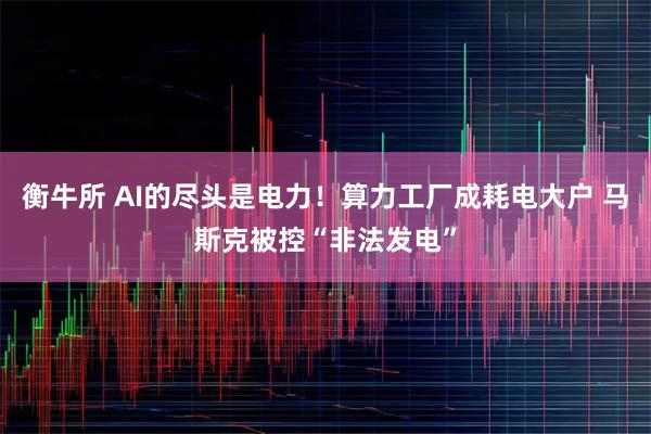 衡牛所 AI的尽头是电力!算力工厂成耗电大户 马斯克被控“非法发电”